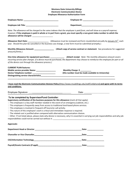 17122468-employee-allowance-authorization-form-montana-state-university-msubillings
