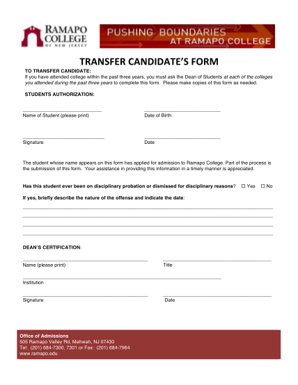 17181177-fillable-transfer-candidate-form-ramapo-ramapo