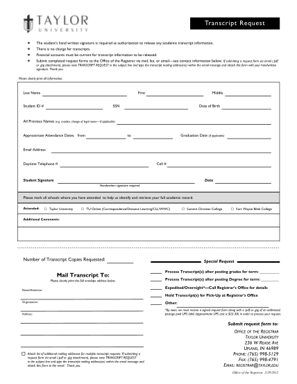 17217563-fillable-taylor-university-online-transcript-request-form-taylor