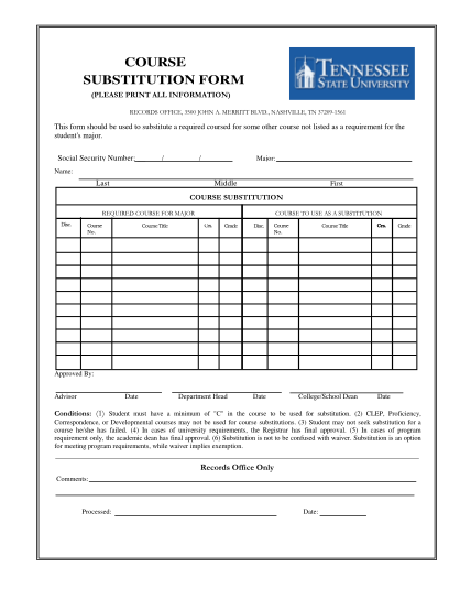 17258623-course-substitution-form-tennessee-state-university-tnstate