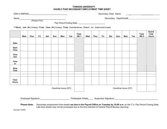 66 Printable Timesheet Page 3 Free To Edit Download Print CocoDoc