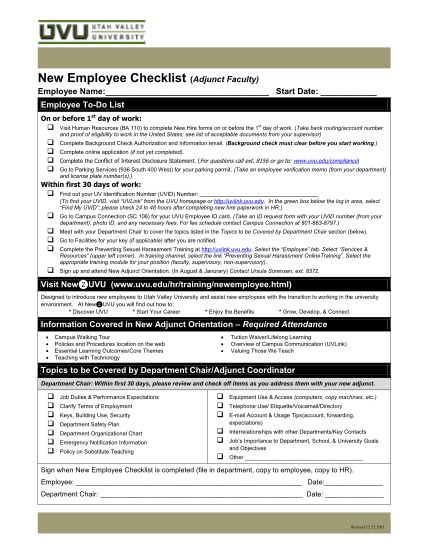 17322308-new-employee-checklist-adjunct-faculty-utah-valley-university-uvu