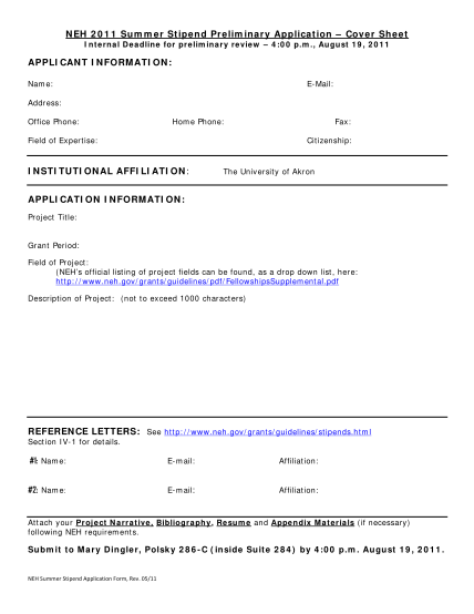 17326868-neh-2011-summer-stipend-preliminary-application-cover-sheet-uakron
