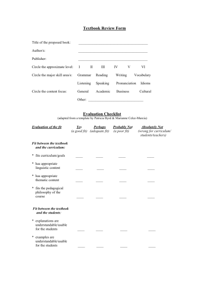 17368519-fillable-checklist-for-evaluation-textbook-form-udel