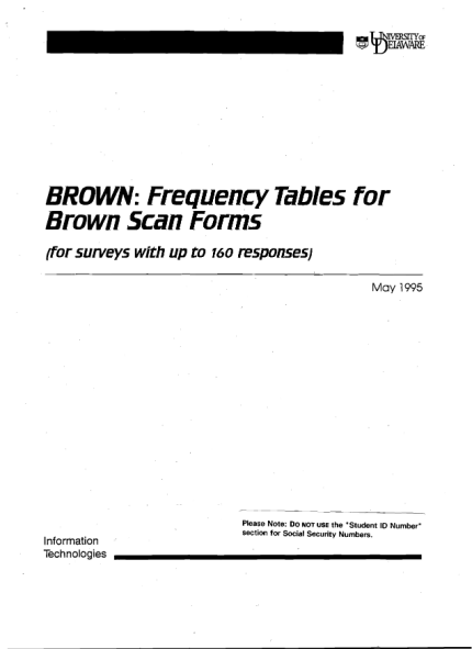 17372251-brown-frequency-tables-for-brown-scan-forms-university-of-udel