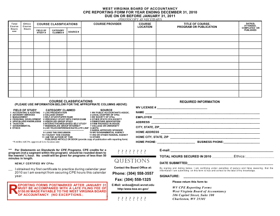 174049-fillable-wv-board-of-accountancy-cpe-reporting-form-boa-wv