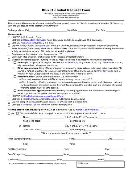17419964-ds-2019-initial-request-form-university-of-hawaii-hawaii