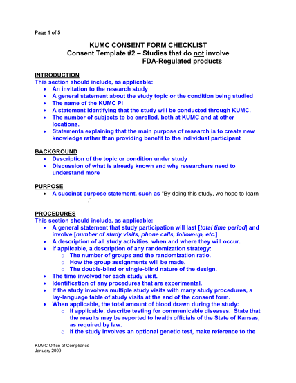 17496684-kumc-consent-form-checklist-consent-template-2-kumc
