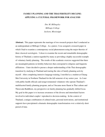 format sample abstract for paper presentation