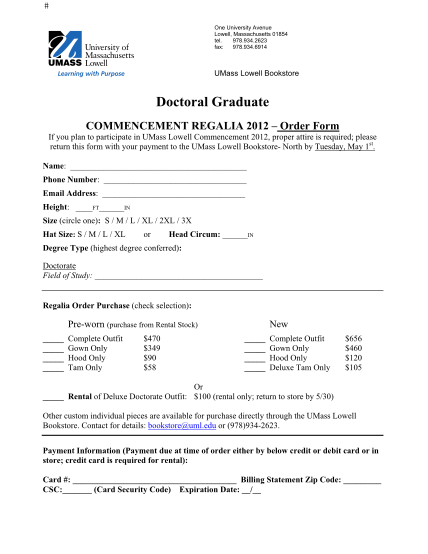 17505344-fillable-ordering-academic-regalia-from-umass-lowell-bookstore-form-uml