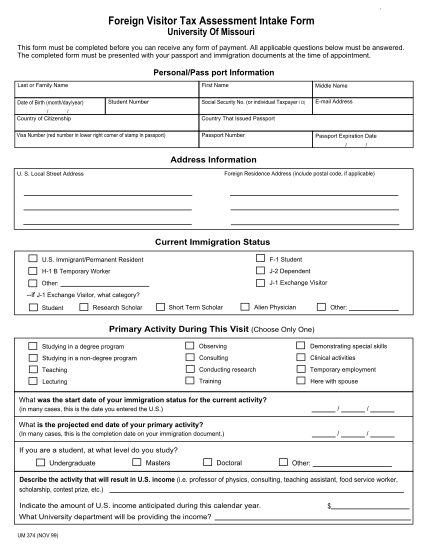 17544616-foreign-visitor-tax-assessment-intake-form-university-of-missouri-umsystem