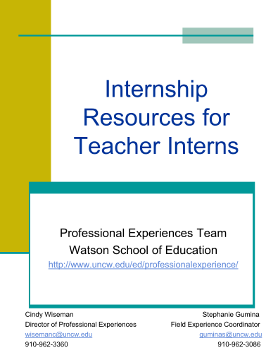 17627479-internship-resources-for-teacher-interns-university-of-north-uncw