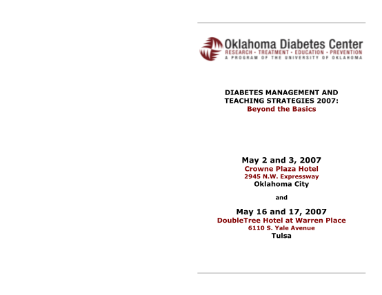 17635183-diabetes-management-and-teaching-strategies-2007-university-of-ouhsc