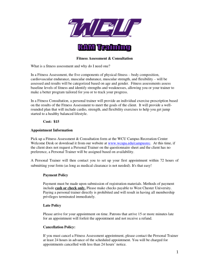 17697048-fitness-assessment-amp-consultation-packet-pdf-west-chester-wcupa