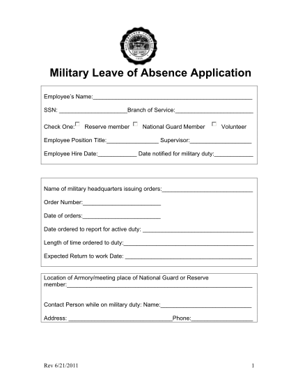 14 Application For Leave Of Absence From Work Free To Edit Download And Print Cocodoc 7994