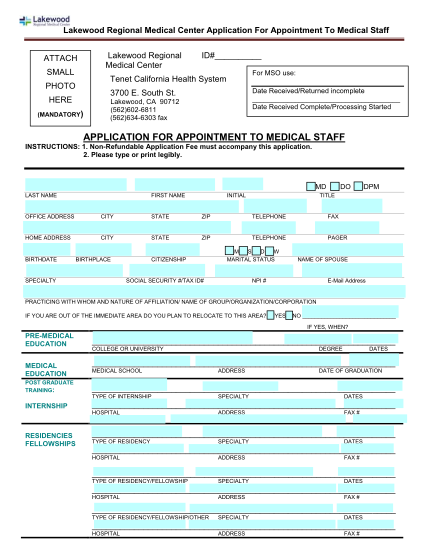 17888351-lakewood-regional-medical-center-application-for-appointment-to