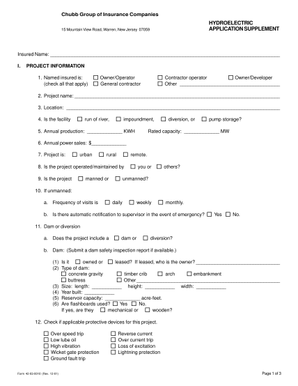 179405-chubb1049-hydroelectric-application--chubb-group-of-insurance-companies-chubb-fillable-forms