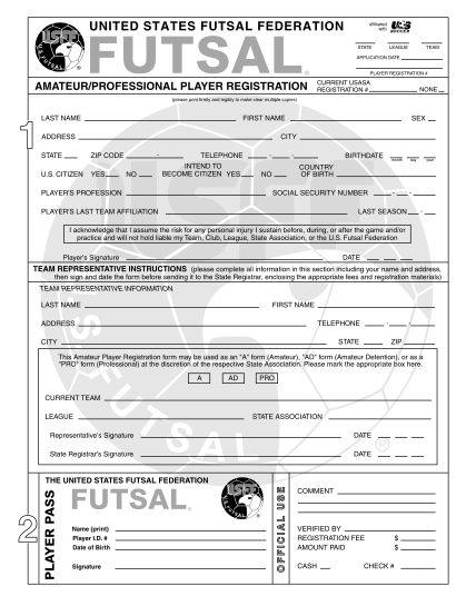 1834441-fillable-futsal-adult-registration-form-pdf