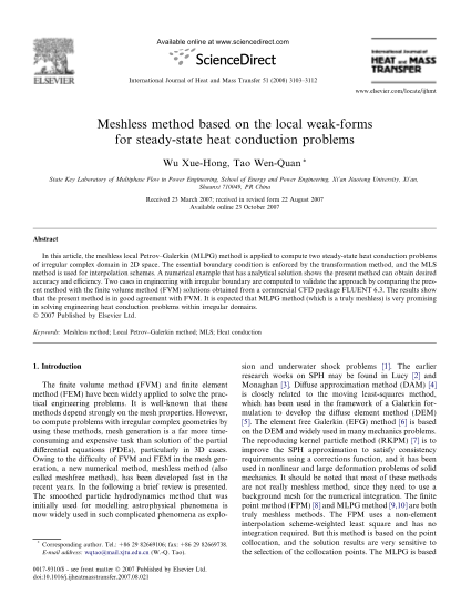 18395205-meshless-method-based-on-the-local-weak-forms-for-steady-state-nht-xjtu-edu