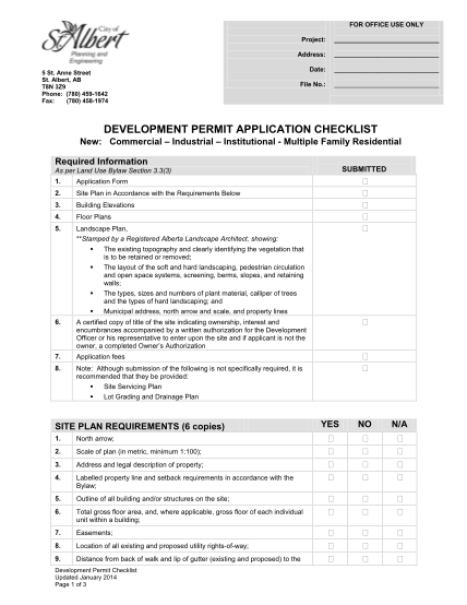 18884737-st-albert-development-permit-checklist-fillable-form