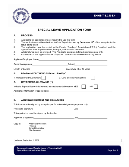 18984903-special-leave-form