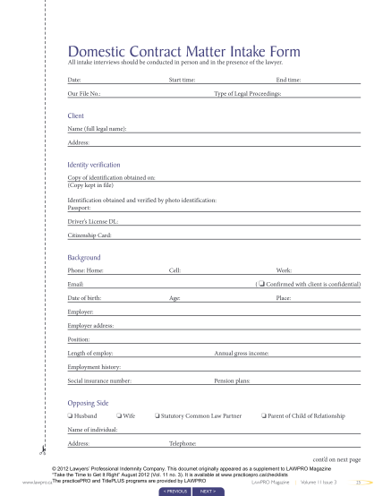 18986016-fillable-domestic-contract-matter-intake-form