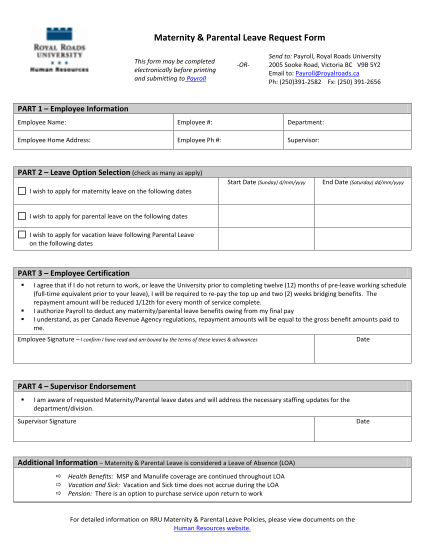 18989287-maternity-leave-form