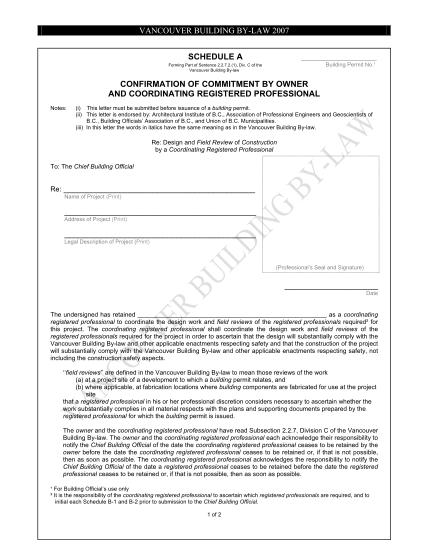 19000845-letter-of-assurance-schedule-a-confirmation-of-commitment-by-owner-and-coordinating-registered-professional-vancouver