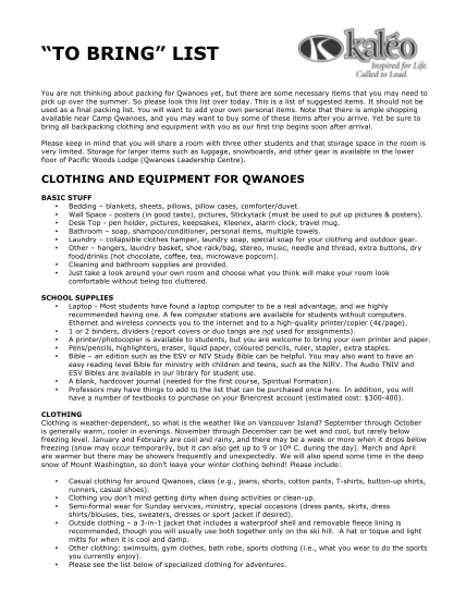 19005717-fillable-camp-qwanoes-packing-list-form