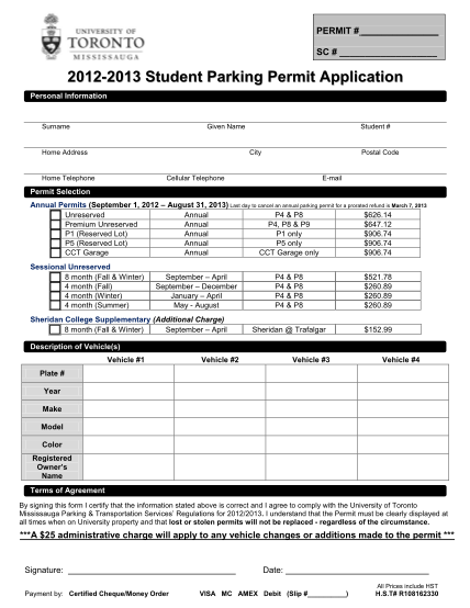 19006785-annual-amp-sessional-student-parking-permit-application-form-utm-utoronto