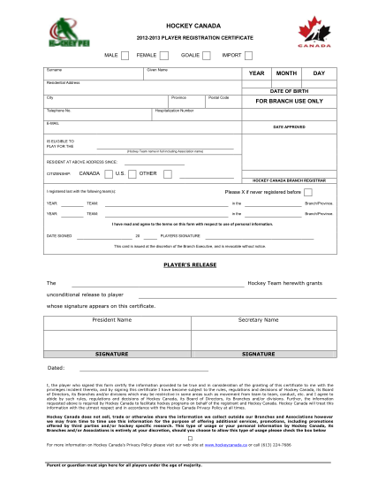19009093-201213playerregistrationpdf-canada-hockey-player-registration-form
