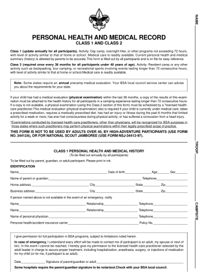 1901490-fillable-jamboree-personal-health-and-medical-record-form-baylor
