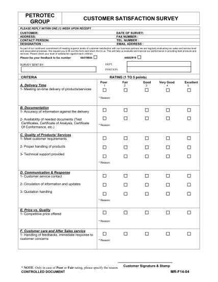 97 customer satisfaction survey template excel page 4 - Free to Edit ...