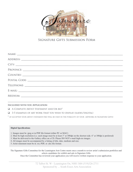 19139032-signature-gifts-submission-form-leamington-arts-centre