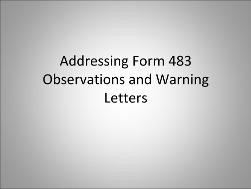 19140883-addressing-form-483-observations-and-warning-letters