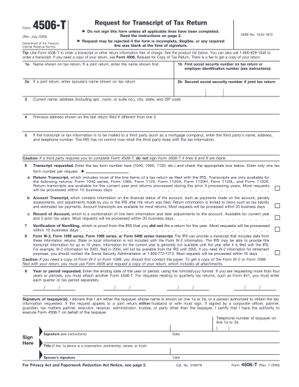 19207507-form-4506-t-rev-july-2005-provident-bank-mortgage