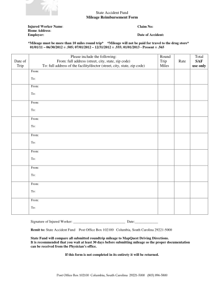 23 Mileage Reimbursement Spreadsheet - Free to Edit, Download & Print ...