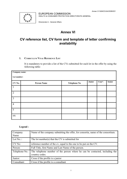 19426701-annex-vi-cv-reference-list-cv-form-and-european-commission-ec-europa
