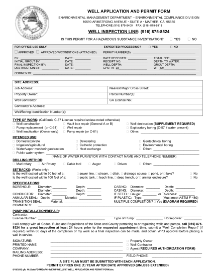 19460028-well-application-and-permit-form-well-inspection