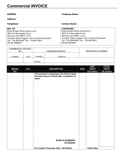 Commercial Invoice Dhl Raquelmotablog