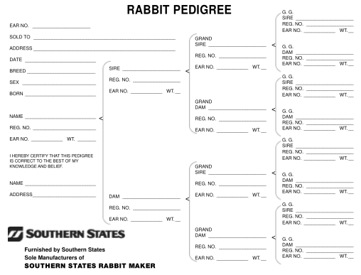21 Pedigree Templates page 2 - Free to Edit, Download & Print | CocoDoc