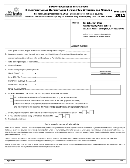 19567625-fillable-fayette-county-occupational-tax-form-222-s-fcps