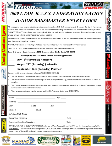 19587532-2009-youth-entry-form-utah-bass-nation