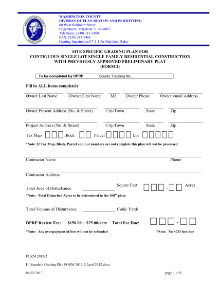 19616310-standard-grading-plan-form-2012-2-april-2012-washington-washco-md