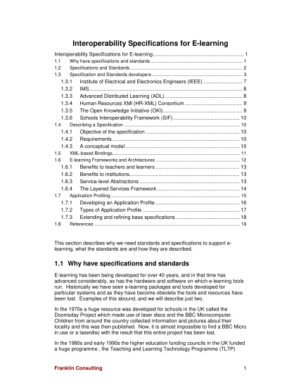 19649946-interoperability-specifications-for-e-learningpdf-franklin-consulting