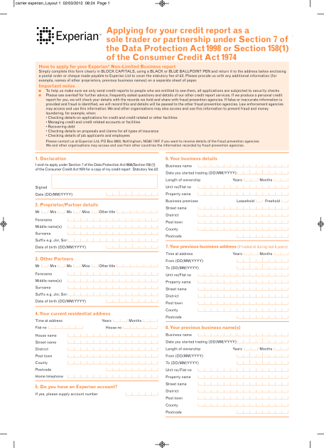 19676253-download-the-statutory-credit-report-application-form-non-experian