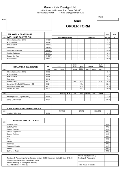 19730390-mail-order-form-2007-karen-keir-design-ltd