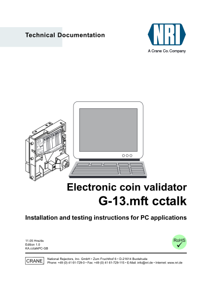 19913319-fillable-g-13mft-nri-electronic-coin-validator-manual-version4-form