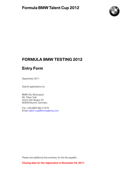 20049719-formula-bmw-talent-cup-2012-formula-bmw-testing-2012-entry-form-september-2011-submit-applications-to-bmw-ag-motorsport-mr