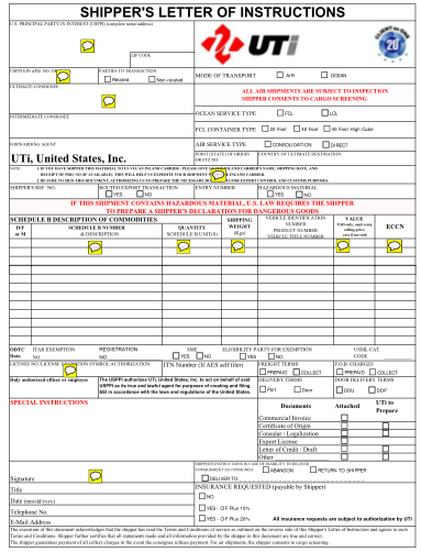 20053805-fillable-uti-canada-shippers-letter-of-instruction-form